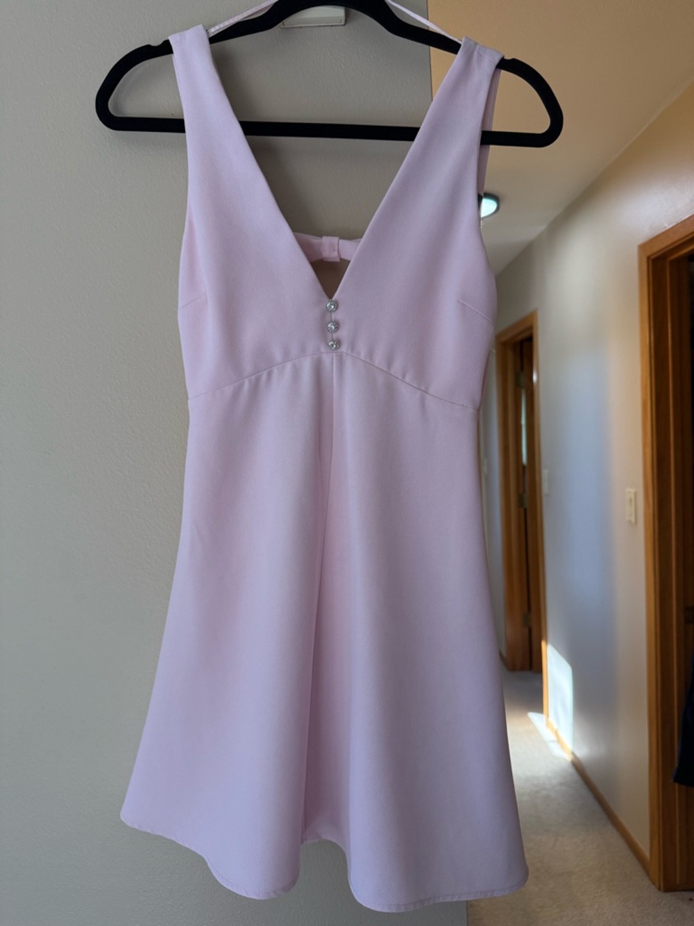 Zara Soft Pink Sleeveless Dress
